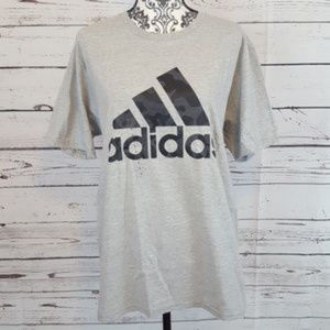 BOGO FREE NWT Adidas Gray Camo Men's Tee